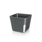 VASO PER PIANTE QUADRATO, GRIGIO