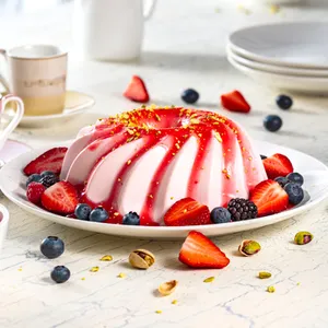 Panna cotta, budini e caramello