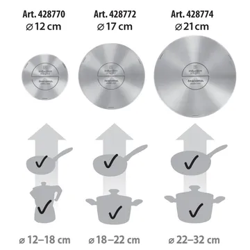 DISCO ADATTATORE PER PIANO COTTURA A INDUZIONE