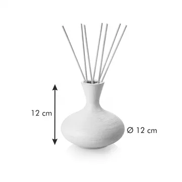 DIFFUSORE DI ESSENZE IN CERAMICA, OASIS, NERO