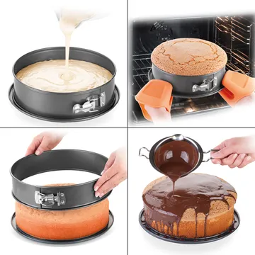 TORTIERA APRIBILE CON FONDO ANTIGOCCIA