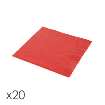 TOVAGLIOLI DA TAVOLA, ROSSO