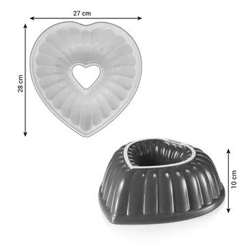 STAMPO CUORE IN CERAMICA