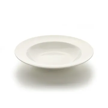 PIATTO FONDO CON BORDO A RILIEVO