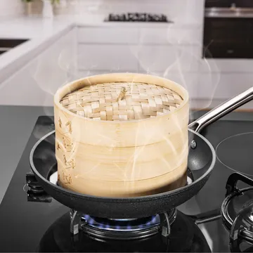 CUOCIVAPORE IN BAMBOO, 2 CESTELLI