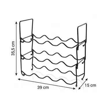 PORTA BOTTIGLIE, 12 BOTTIGLIE