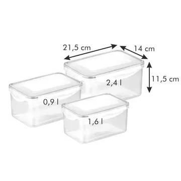 SET 3 CONTENITORI FONDI