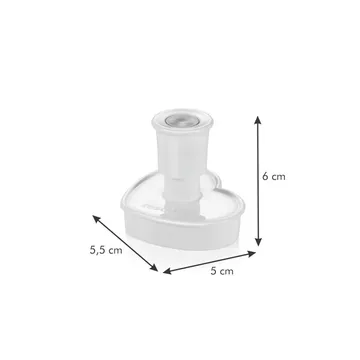 TIMBRO TAGLIABISCOTTI CON ESTRATTORE, CUORI