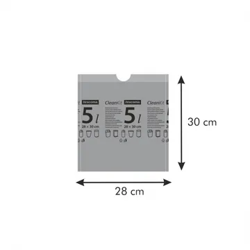SACCHI PER RIFIUTI CON CHIUSURA A CORDONCINO, 5 L
