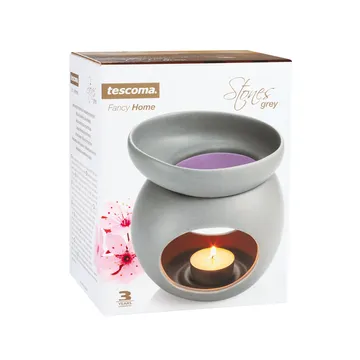 DIFFUSORE DI AROMI PER CIALDE PROFUMATE, STONES, GRIGIO
