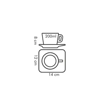 TAZZA CAPPUCCINO CON PIATTINO