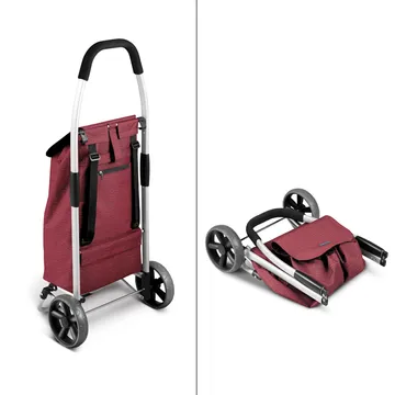 CARRELLO PORTASPESA, rosso