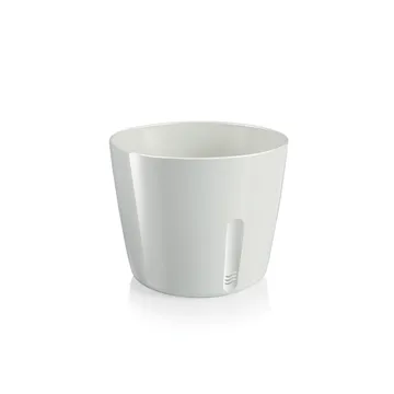 VASO PER PIANTE TONDO, BIANCO