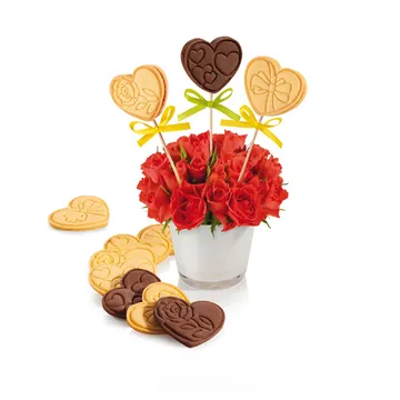 TIMBRO TAGLIABISCOTTI CON ESTRATTORE, CUORI