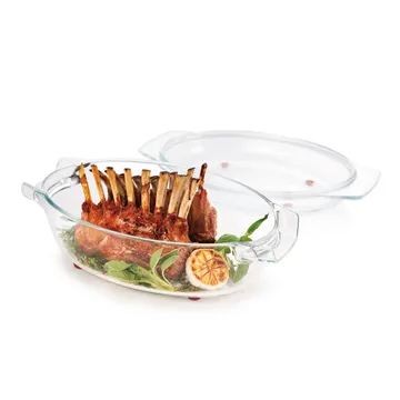 ROSTIERA OVALE CON COPERCHIO