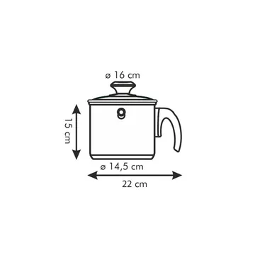 CASSERUOLA BAGNOMARIA CON COPERCHIO