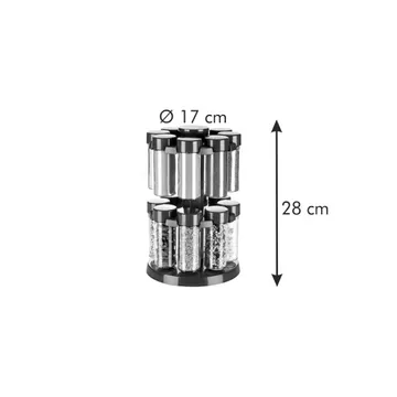 PORTASPEZIE CON SUPPORTO GIREVOLE