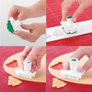 TIMBRO TAGLIABISCOTTI CON ESTRATTORE, NATALE