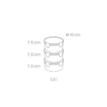 BORSA TERMICA-ISOLANTE CON 3 CONTENITORI