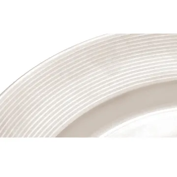 PIATTO DESSERT CON BORDO A RILIEVO