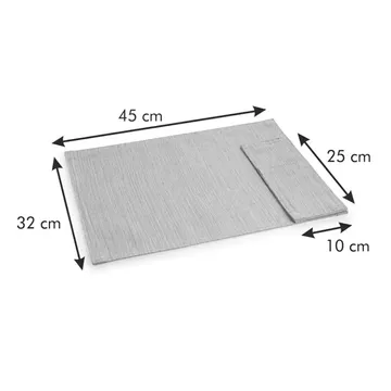 TOVAGLIETTA AMERICANA CON TASCA PORTAPOSATE, rossa