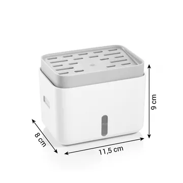 DISPENSER PER DETERSIVO, CON PORTASPUGNA