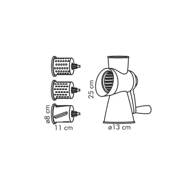 GRATTUGIA MULTIFUNZIONALE A TAMBURO