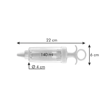 SIRINGA PER DOLCI CON 8 BECCUCCI 
