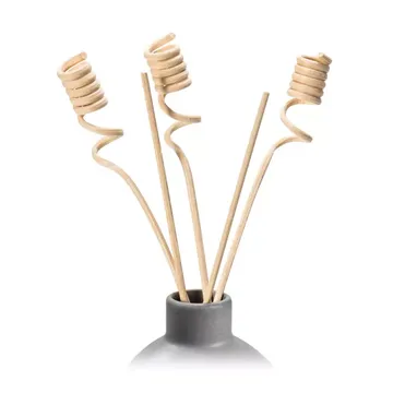 BASTONCINI DECORATIVI IN RATTAN, SPIRALI
