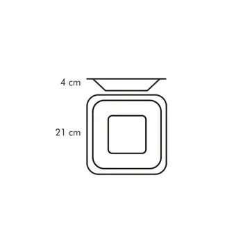 PIATTO FONDO QUADRATO