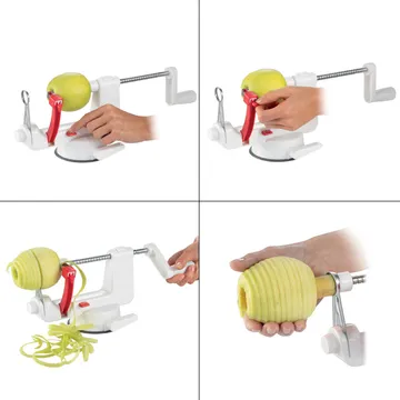 SBUCCIA E AFFETTA MELA