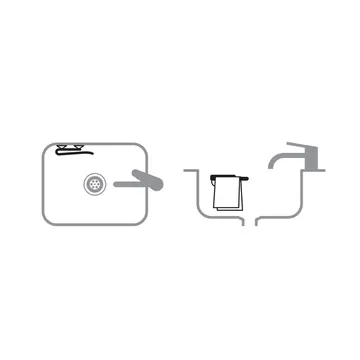 PORTA PANNO SPUGNA PER LAVELLO