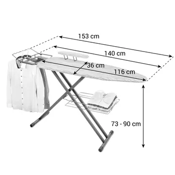 ASSE DA STIRO CON STIRAMANICHE