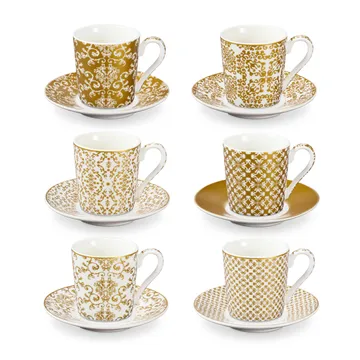 TAZZINE DA CAFFÈ CON PIATTINO, Empire