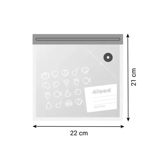 SACCHETTI PER SOTTOVUOTO CON CHIUSURA A ZIP