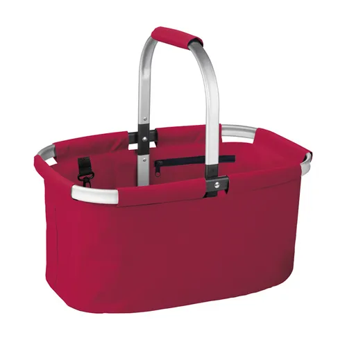 CESTINO SHOPPING PIEGHEVOLE, ROSSO