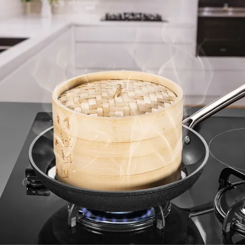 CUOCIVAPORE IN BAMBOO, 2 CESTELLI