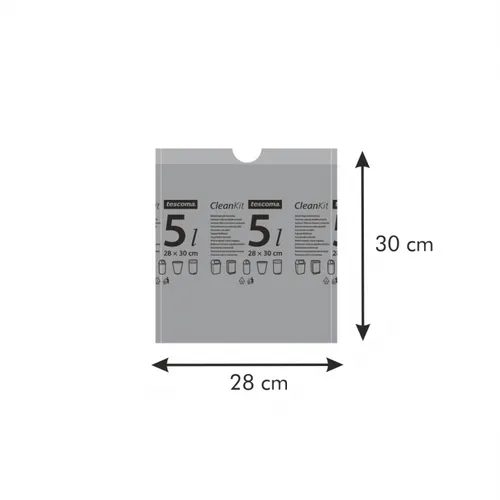 SACCHI PER RIFIUTI CON CHIUSURA A CORDONCINO, 5 L