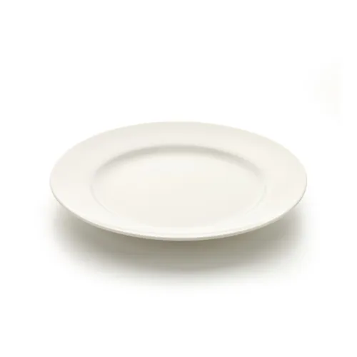 PIATTO DESSERT CON BORDO A RILIEVO