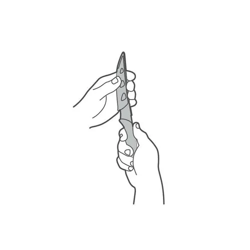 COLTELLO CUOCO ANTIADERENTE, ROSSO