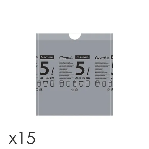 SACCHI PER RIFIUTI CON CHIUSURA A CORDONCINO, 5 L