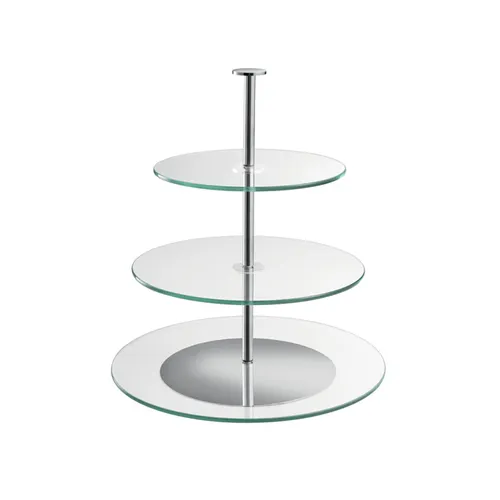 ALZATA A 3 PIANI IN VETRO