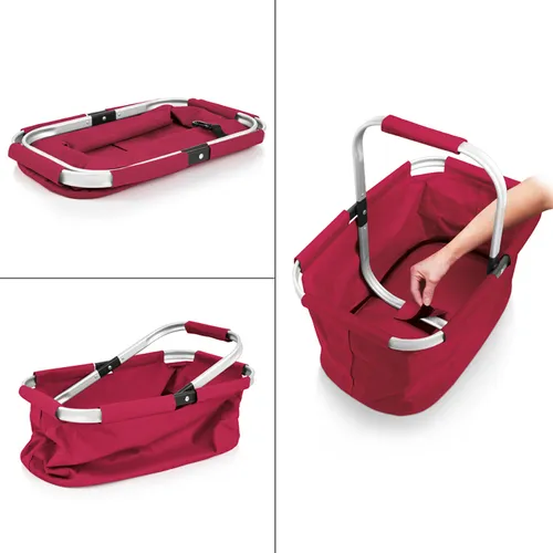 CESTINO SHOPPING PIEGHEVOLE, ROSSO