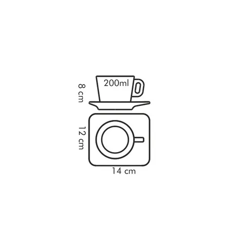 TAZZA CAPPUCCINO CON PIATTINO