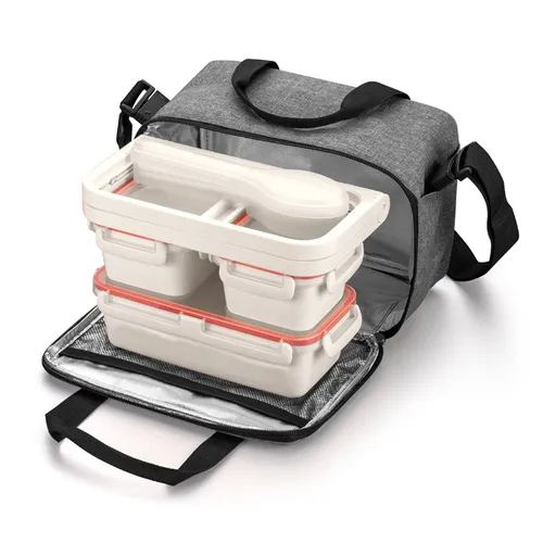 LUNCH BOX CON BORSA TERMICA ISOLANTE