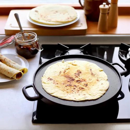 BISTECCHIERA LISCIA E RIGATA IN GHISA