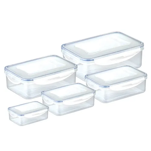 SET 5 CONTENITORI RETTANGOLARI