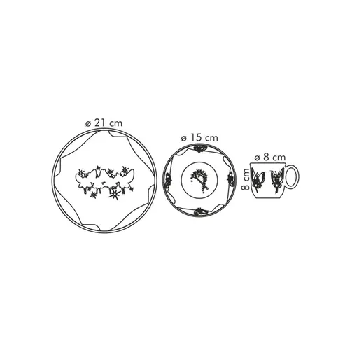 SET DA TAVOLA PER BAMBINI FATINE