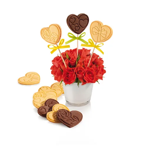 TIMBRO TAGLIABISCOTTI CON ESTRATTORE, CUORI