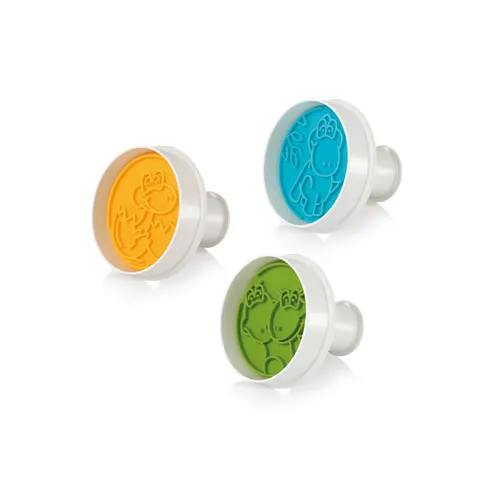 TIMBRO TAGLIABISCOTTI CON ESTRATTORE, DINOSAURI